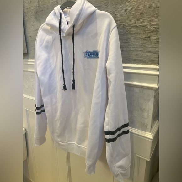 Riverdale hoodie sweatshirt medium north side dragons white stripe - Picture 4 of 12